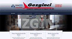 Desktop Screenshot of gezginciotomotiv.com